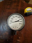 Helicoid Gauges 2662 Acco P.s.i. 0-16000 6-1/2" 3/4 Bottom. Fixed Price $50.00.
