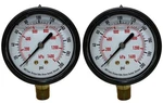 Lot Grainger 2.5" Pressure Gauge 4FLC6A Psi 0-200 Liquid Fluid Bottom Mount. Fixed Price $12.00.