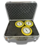 Perma-cal Process Gauges Set 3 Yellow W/case Industrial. Fixed Price $165.00.