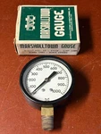 Marshalltown Pressure Gauge 1/2 23-1000# 1/4 Bottom Connect Psi. Fixed Price $7.29.