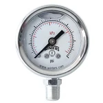 Industrial Pressure Gauge, 2,000 Psi, 1/2 1/8 Npt, Bottom. Fixed Price $30.80.