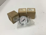 Lot Of 3 New Smc K50-BP0.7-N01MS Pressure Gauges, Range: 0-100PSI (0-6.8 Bar). Fixed Price $33.00.