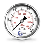 5000 Psi Glycerin Filled Pressure Gauge 2.5" Dial 1/4 Npt Back Mount Industrial. Fixed Price $32.02.