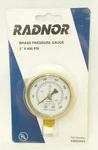 Radnor 64003443 Brass Pressure Gauge 2" X Psi Upc: 639890034439. Fixed Price $9.99.