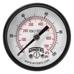 Pressure Gauge, To 100 Psi, 2 In 1/8 Npt Center Back Location, Steel Case. Fixed Price $20.53.