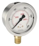 GAUGE,2-1/2" 400# 1/4" Lm Liquid (scbi)-noshok. Fixed Price $14.00.