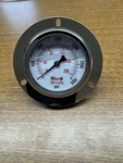 2.5" Liquid Filled Pressure Gauge 0-3000 Psi 1/4" Npt Cbm Panel Flush Mount. Fixed Price $15.00.