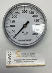 Ashcroft 35W1005-H-02B-600# 3-1/2'' Psi Gauge, 1/4'' Npt, Brass Socket. Fixed Price $23.74.