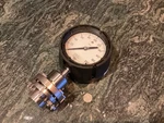 Weksler To 200 Psi Halo Fill Pressure Gauge Gage AA442-PH2LW/25FW-01 1/2 SSX1. Fixed Price $750.00.