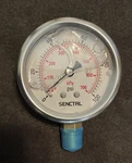Senctrl 0-100 Psi Glycerin Liquid Filled Pressure Gauge 2.5" Dial Size, 1/4" Npt. Fixed Price $7.00.