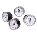 Lot Of 4 Precision Fitting & Valve Co Pressure Gauges, 1.5IN, 100PSI, 1/8IN Npt. Fixed Price $29.00.