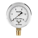 To 15 Inches Of Water Column Pressure Gauge, Capsule Measurement System, 2..... Fixed Price $37.99.