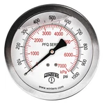 Winters PFQ1552 Pressure GAUGE,4" Dial Size,silver 491D86. Fixed Price $72.49.