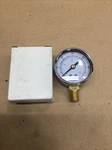 Gauge 2" Face S/s Case 0-60 Psi/kpa/bar 1/4" Npt Brass Lower #1054K36IAC. Fixed Price $16.99.