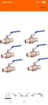 Pex Ball Valve 1-IN,F1807 Shut Off Lf Dzr Brass With Blue.... Fixed Price $30.98.
