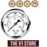 High Accuracy 0-300 Psi Liquid-filled Pressure Gauge 1/4" Npt Male Connection. Fixed Price $23.19.