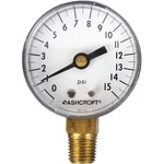 Ashcroft 20W1005PH02L15# Industrial Pressure Gauge, To Psi, Dial, 1/4. Fixed Price $11.89.