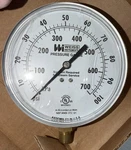 New Weiss 4CTS-1-100-4L 109 Psi 1/4 Pressure Gauge Hvac. Fixed Price $13.50.