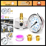 Stainless Steel 0-5000 Psi Pressure Gauge 1/4" Npt Liquid Filled Dial Wog Water. Fixed Price $33.99.