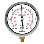 Winters P3S6001 Compound GAUGE,4-1/2" Dial Size,black 491A79. Fixed Price $81.67.