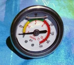 1/8" X 2" Stainless Steel Liquid Filled Water Pressure Gauge, Meter 0-160 Psi. Fixed Price $9.99.