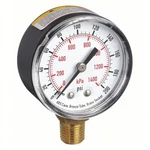 Commercial Pressure Gauge 4FLU3B 200 Psi 1/4 Npt Abs Case/brass Socket. Fixed Price $9.99.