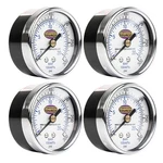 0-300 Psi Air Pressure Gauge 1/4" Npt Center Back Mount Cbm 2" Face Pack. Fixed Price $29.95.
