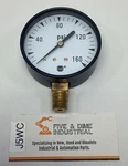 Ametek Usg 163281 2-1/2" Pressure Gauge 160 Psi 1/4" Npt Brass Lower Middle. Fixed Price $20.89.