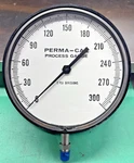 Nos Perma-cal 110RIB07A21 Process Gauge 0-300PSI 6" Bottom Mount Free Shipping. Fixed Price $99.99.