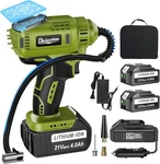 Portable Air Compressor For Car Tires With 2X4000MAH 21V Batteries, Fast 150P.... Fixed Price $72.10.