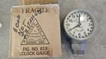 Morrison Bros. 818 5144836 Clock Gauge With Metric Face - New W/o Box. Fixed Price $325.00.