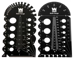 Metric And Imperial Metal Thread Pitch Multi-gauge W/ Carrying Case, Two Pack. Fixed Price $14.16.