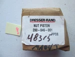 New In Pkg Dresser-rand Nut Piston 280-846-001 PPD8 (167-3). Fixed Price $100.00.