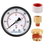 Reliable Dual Scale Mechanical Pressure Gauge For Gas And Water (30PSI/2BAR) .... Fixed Price $19.99.