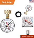 High-precision Brass Water Pressure Gauge 0-200 Psi Ideal For Home & Garden. Fixed Price $12.34.