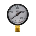 1/4" Npt Air Pressure Gauge 0-200 Psi Bottom Mount Inch Dial G2012-200. Fixed Price $10.33.