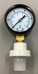 Plast-o-matic GGMEV100-PP Mini Gauge W/ 1/2 Guard, 0-100PSI, (B624). Fixed Price $70.00.