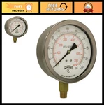 Winters Liquid Filled Industrial Pressure Gauge, 0-100 Psi/kpa, 1/4" Npt. Fixed Price $125.99.