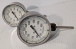 Lot Ashcroft 30EI60L02550/550F Bimetal Thermometers, Pictured. Fixed Price $77.99.