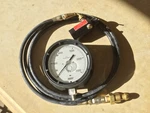 Wika 25,000KPA Tube Pressure Gauge With Gauging Head And 3/16" Hose. Fixed Price $127.93.