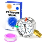 Meanlin Measure Dry Pressure Gauge Stainless Steel 1/4" Npt 0-100PSI. Fixed Price $14.76.