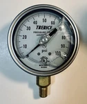 Trerice Pressure Gauge: Face 0-100PSI 1/4" Mnpt Mount MODEL#700LFB4002LA100. Fixed Price $55.99.