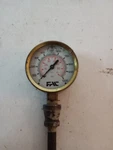 1/2" Pressure Gauge Case, Brass, Npt, Lower Mnt. 0-1000 Psi. Fixed Price $19.99.