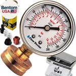 Water Pressure Glycerin Filled Gauge Kit, All Purpose, 6 Parts To 200 Psi. Fixed Price $40.21.