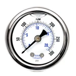 1.5" Liquid Filled Pressure Gauge 300 Psi Air Compressor Center Back Mount 1/8. Fixed Price $25.99.