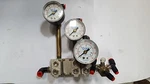 Smc Manifold W/ X3 ARM1000 Pneumatic Regulator 9143-06 Guages (R1S8.5. Fixed Price $128.93.