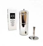 Keram Indian Stainless-steel Small-portable Coffee Filter-drip-maker, 4-5 Cup.... Fixed Price $31.97.