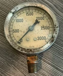 Marsh Instrument Company Brass Pressure Gauge (0 3000 Psi). Fixed Price $24.99.