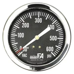Thuemling FA-LFP-310-FG Panel-mount Compound Gauge, 30 To 600 Psi, 1/2. Fixed Price $106.99.