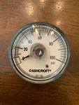 Ashcroft Air Pressure Gauge 40DDG 40-DDG-01B-P-100. Fixed Price $9.99.